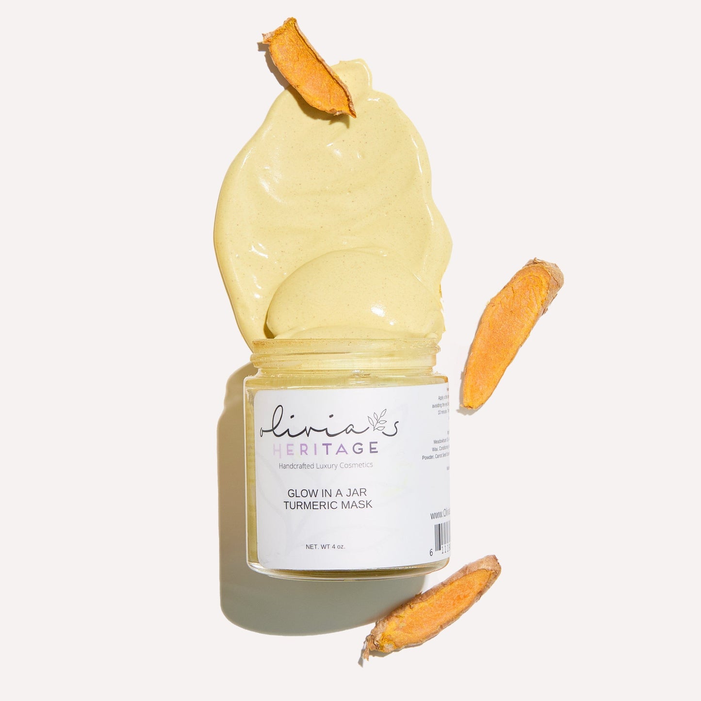 Glow in the Jar Turmeric Facial Mask Face Care Olivia's Heritage