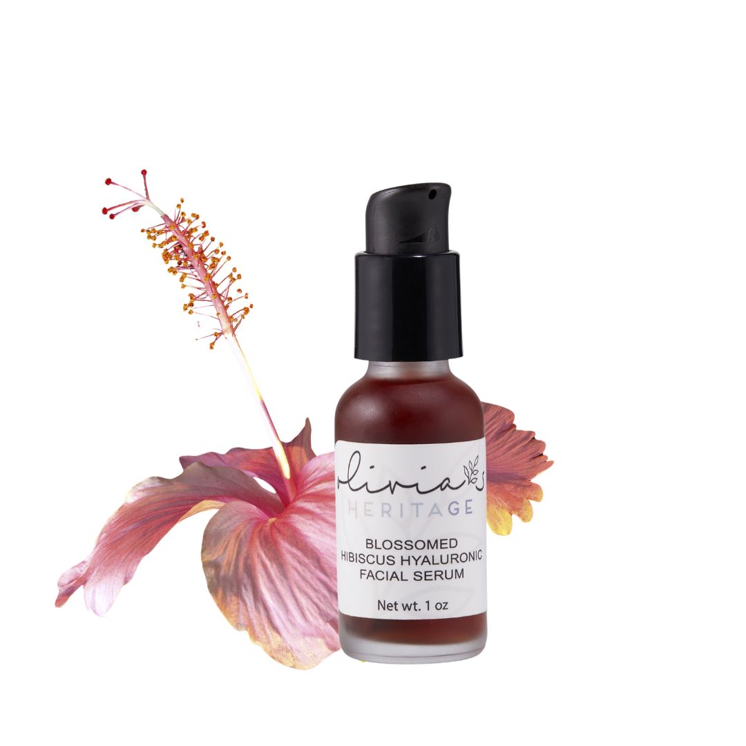 Hibiscus Facial Serum Face Care OliviasHeritage.com 