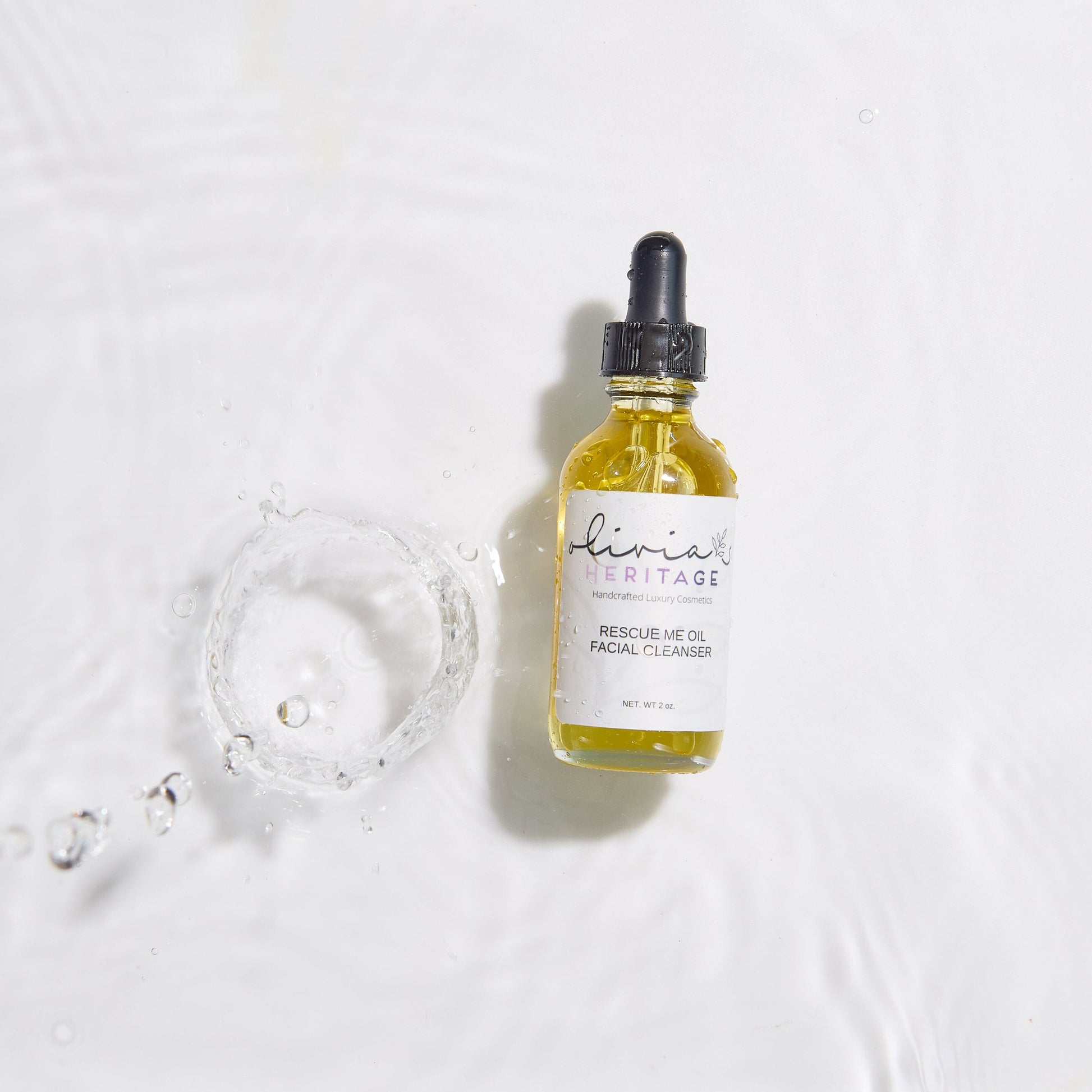 Rescue Me Facial Oil Cleanser Skin care Olivia's Heritage 