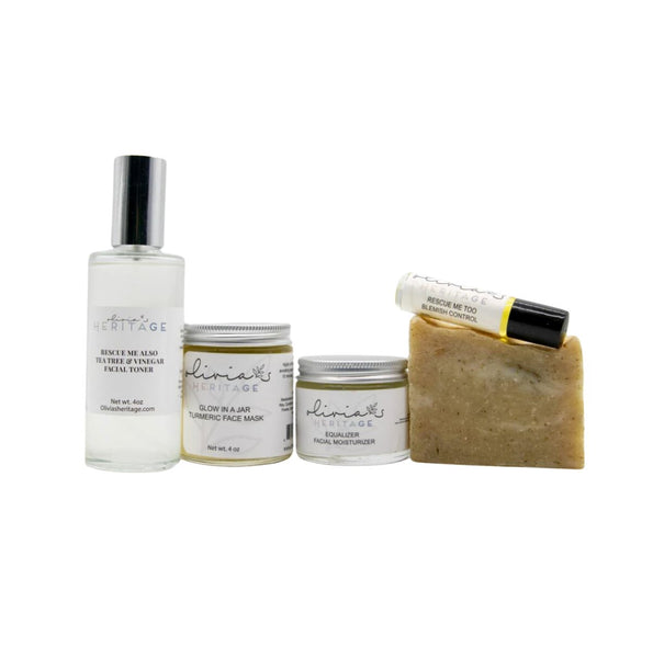 Rescue Acne Gift Set – Olivia's Heritage
