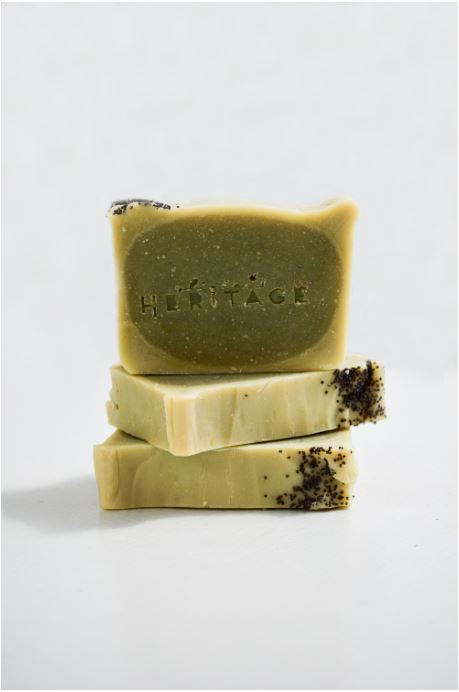 Avocado Spearmint Handcrafted Soap OliviasHeritage.com 