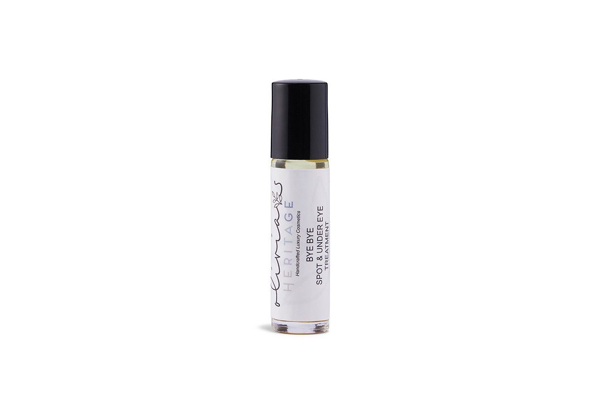 Bye Bye Spot Treatment Serum, a targeted face care serum designed to reduce blemishes and clear skin, available at OliviasHeritage.com