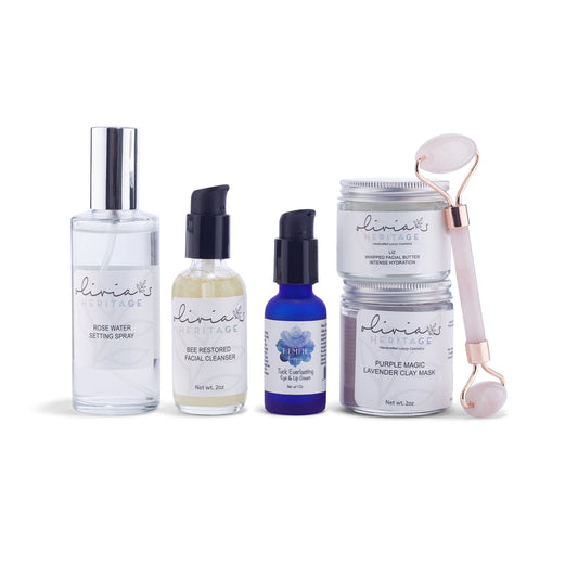 Dry Skin Kit, a curated set of products designed to hydrate and nourish dry skin, available at OliviasHeritage.com