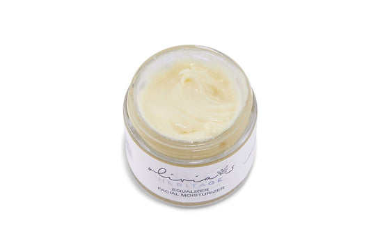 Equalizer Facial Moisturizer, a lightweight yet hydrating cream that balances and nourishes the skin, available at OliviasHeritage.com