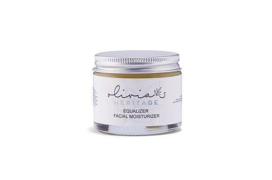 Equalizer Facial Moisturizer, a hydrating skincare formula that balances and nourishes the skin, available at OliviasHeritage.com