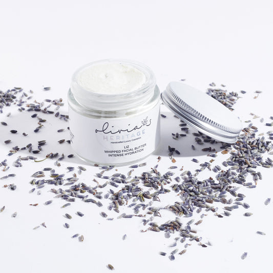 Liz Facial Moisturizer, a lightweight and hydrating skincare cream that nourishes and balances the skin, available at OliviasHeritage.com