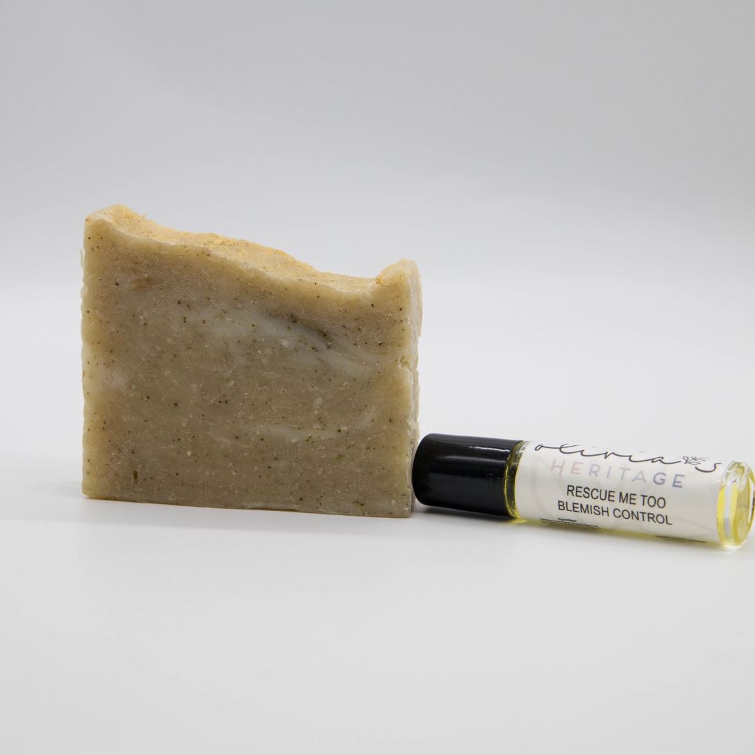 Original Acne Kit, a complete skincare set designed to target and treat acne, promoting clear and smooth skin, available at OliviasHeritage.com