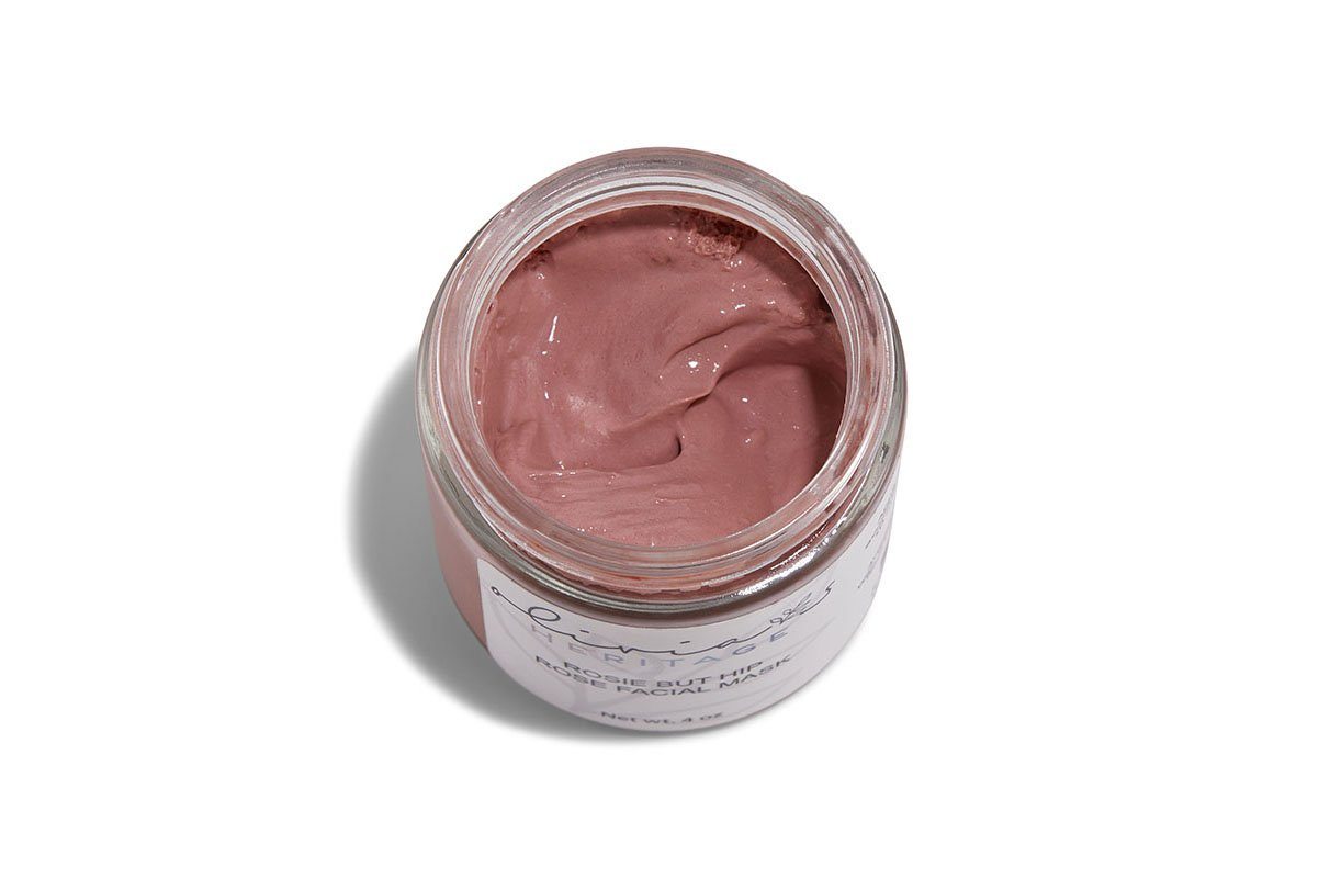 Rose Mask, a soothing and hydrating facial mask that rejuvenates and nourishes the skin, available at OliviasHeritage.com