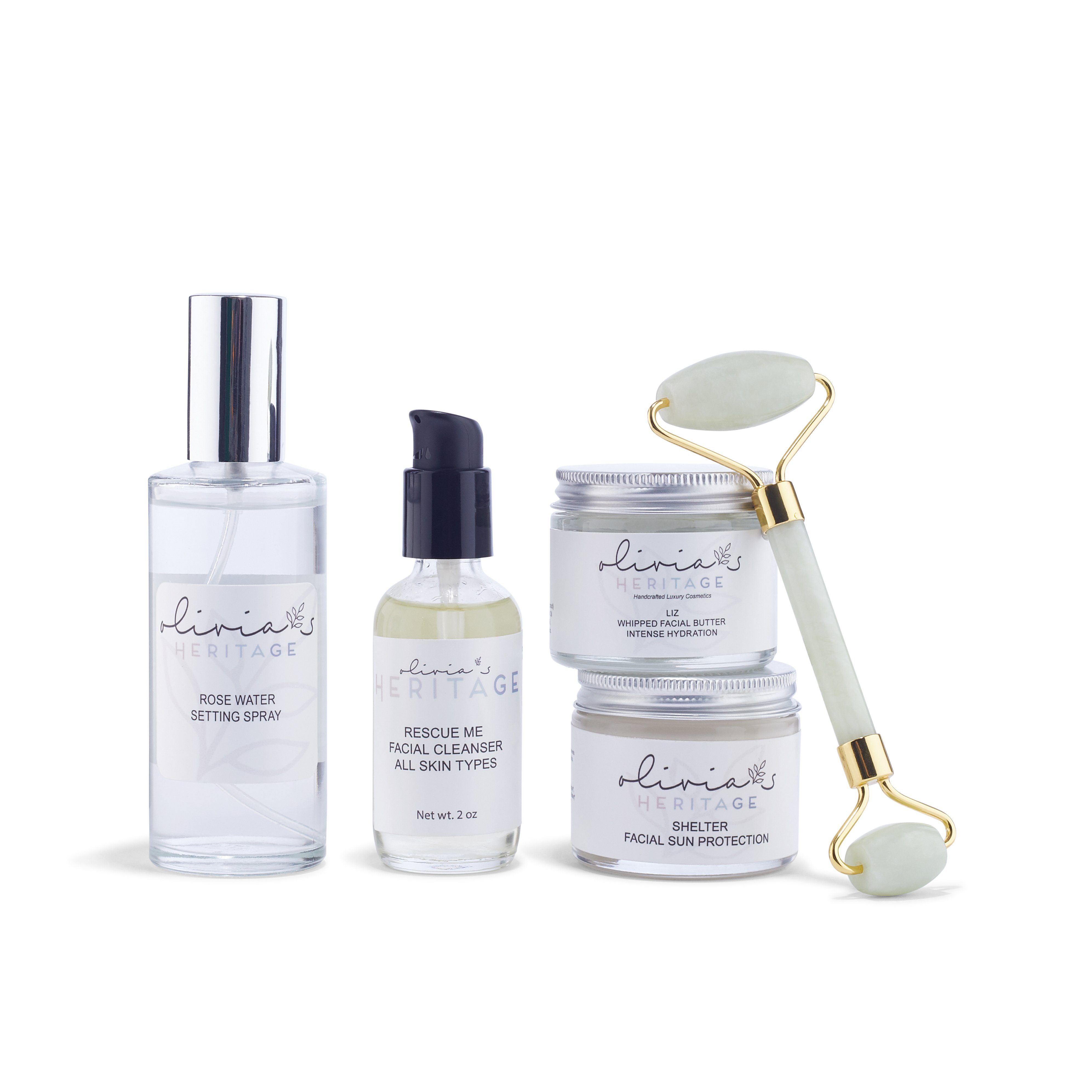 Starter Kit Set, a curated collection of skincare essentials to kickstart your routine, available at OliviasHeritage.com