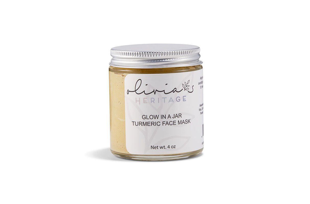 Turmeric Clay Mask for Natural Glow & Healing, a skincare treatment that brightens, detoxifies, and promotes healing, available at OliviasHeritage.com